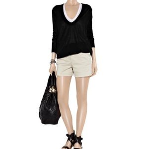 Jil Sander fine knit black cashmere sweater